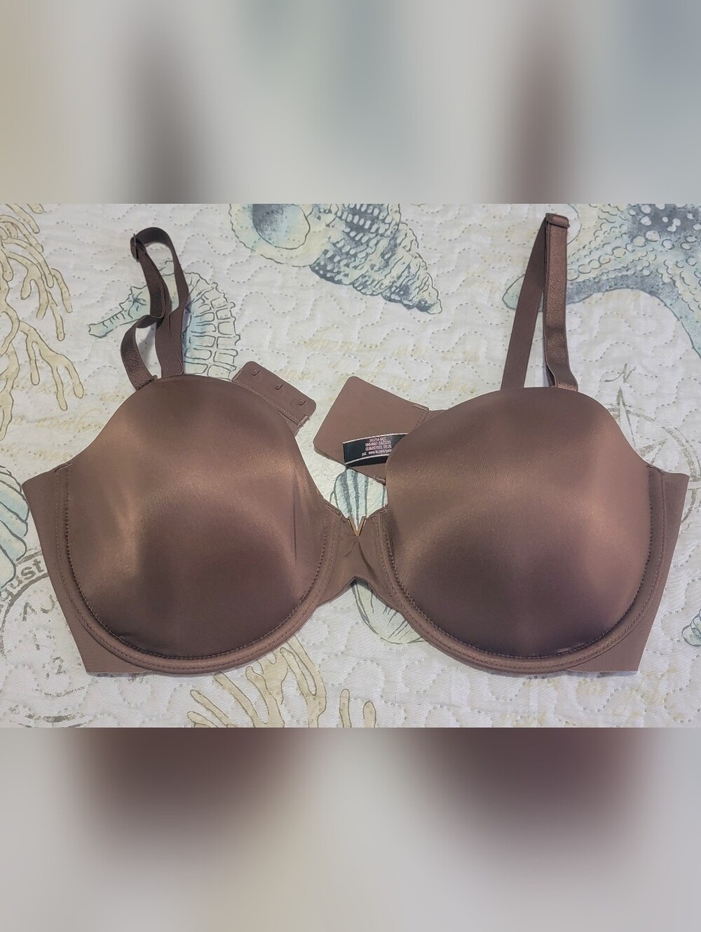 Victoria's Secret Pink Wink Balconette Smooth Molded Underwire Bra - Brown